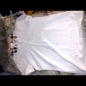 Boys 14y Burberry polo shirt